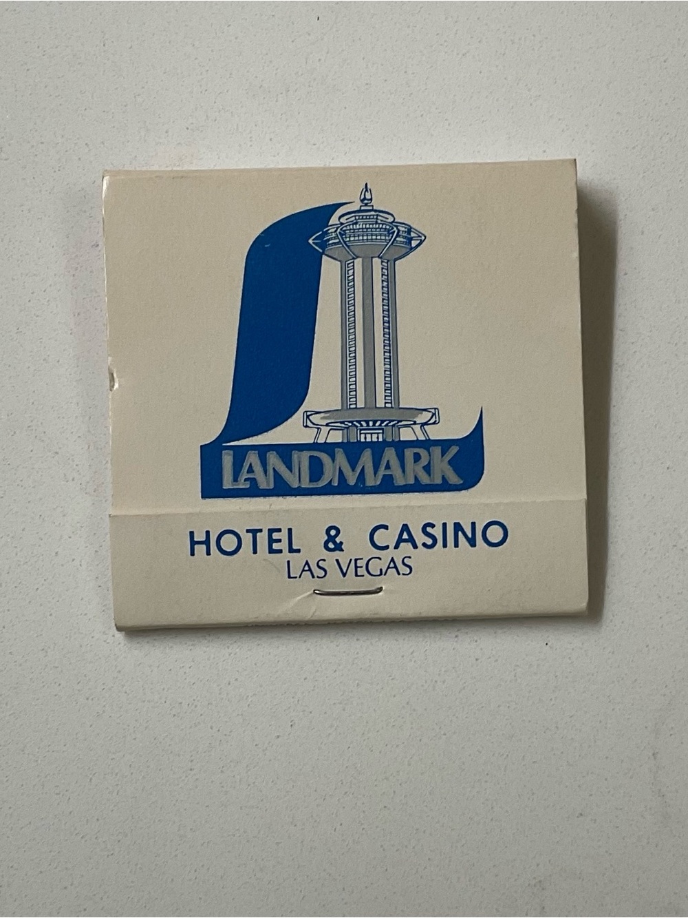 Landmark Hotel and Casino Las Vegas Matchbook - like new!